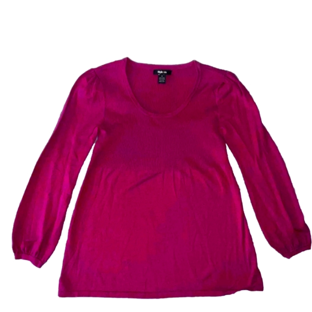 Style & Co. Top balloon sleve size XL